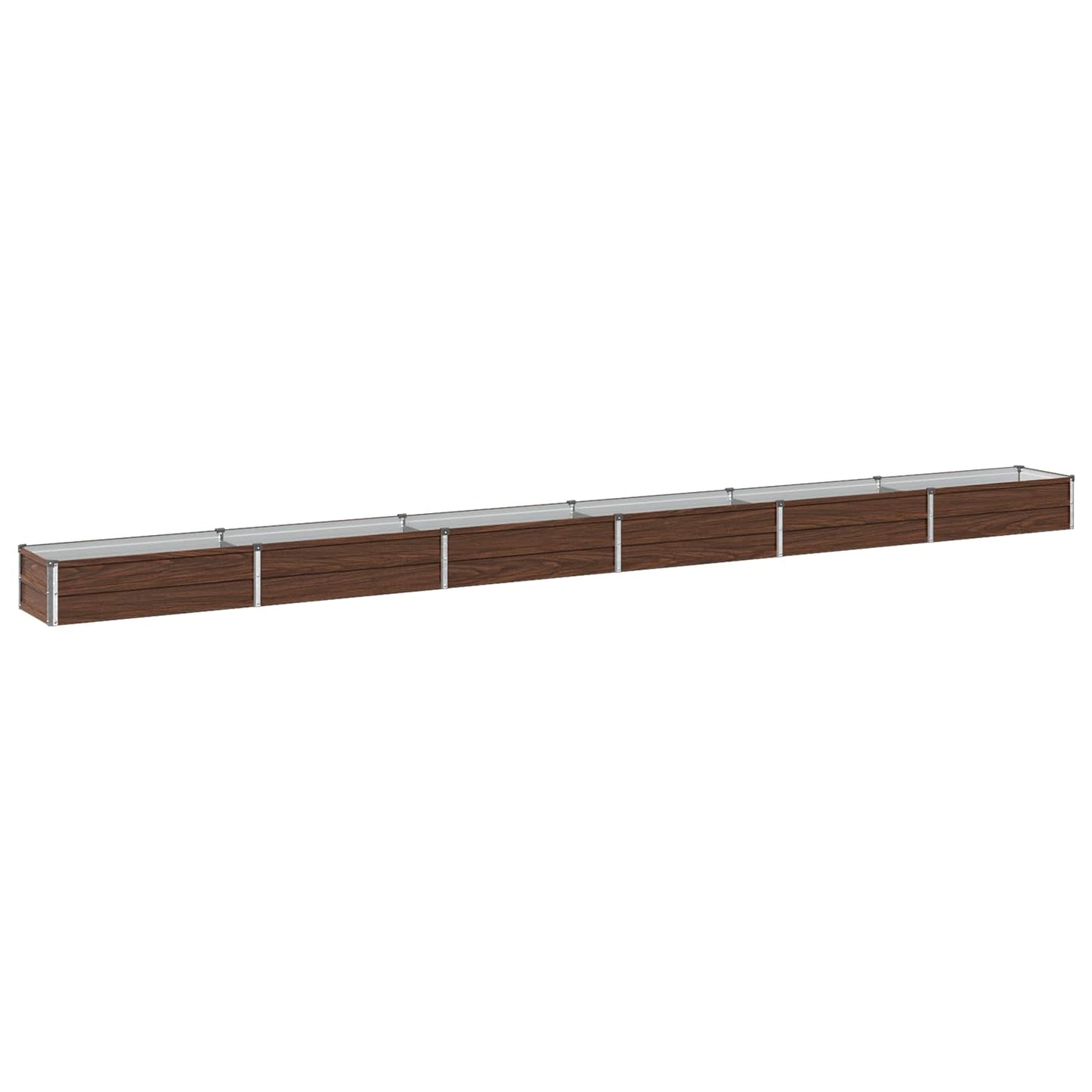 vidaXL Raised Garden Bed Black 480 x 40 x 24 cm cold-rolled steel