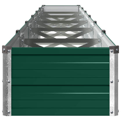vidaXL Raised Garden Bed Green 480 x 40 x 24 cm cold-rolled steeel