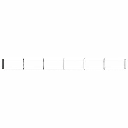 vidaXL Raised Garden Bed Grey 480 x 40 x 24 cm cold-rolled steel