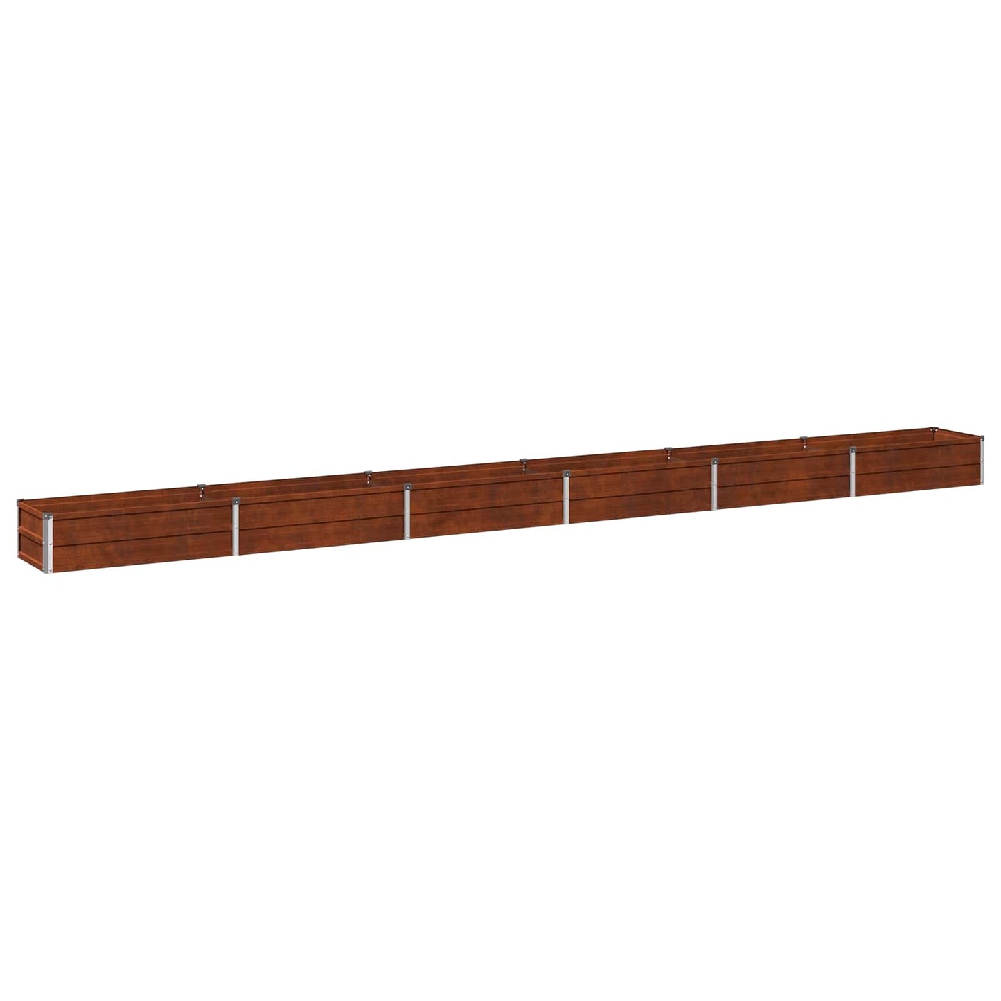 vidaXL Raised Garden Bed Rusty 480 x 40 x 24 cm corton