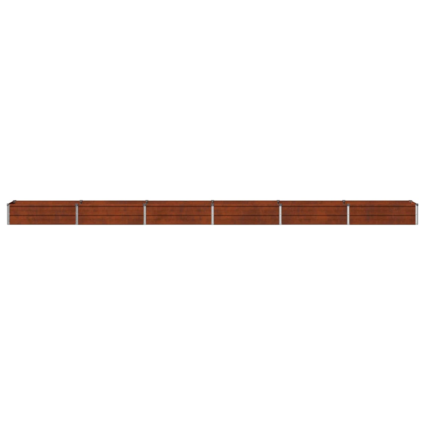 vidaXL Raised Garden Bed Rusty 480 x 40 x 24 cm corton
