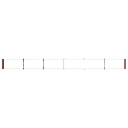 vidaXL Raised Garden Bed Rusty 480 x 40 x 24 cm corton