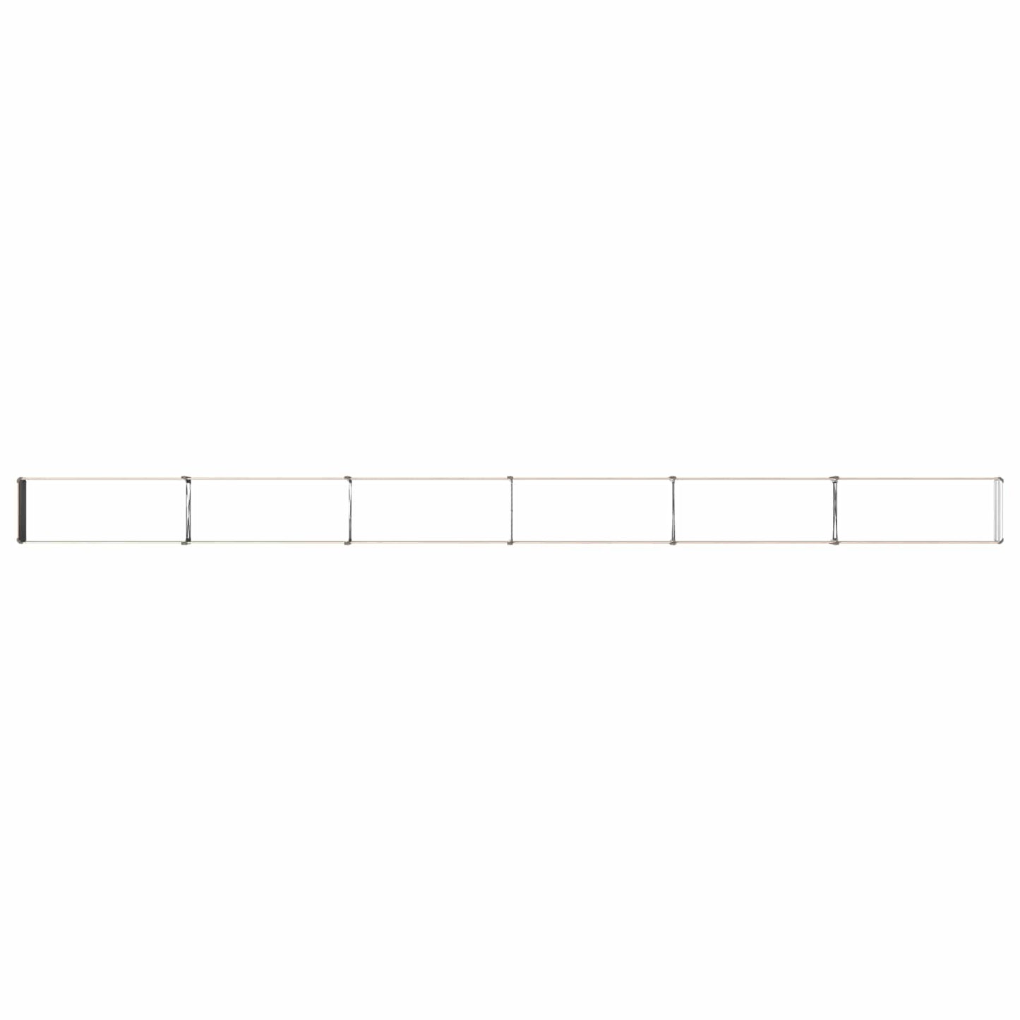 vidaXL Raised Garden Bed Wood Brown 600 x 40 x 24 cm cold-rolled steel