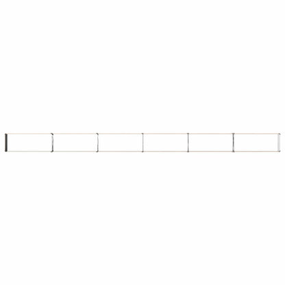 vidaXL Raised Garden Bed Wood Brown 600 x 40 x 24 cm cold-rolled steel