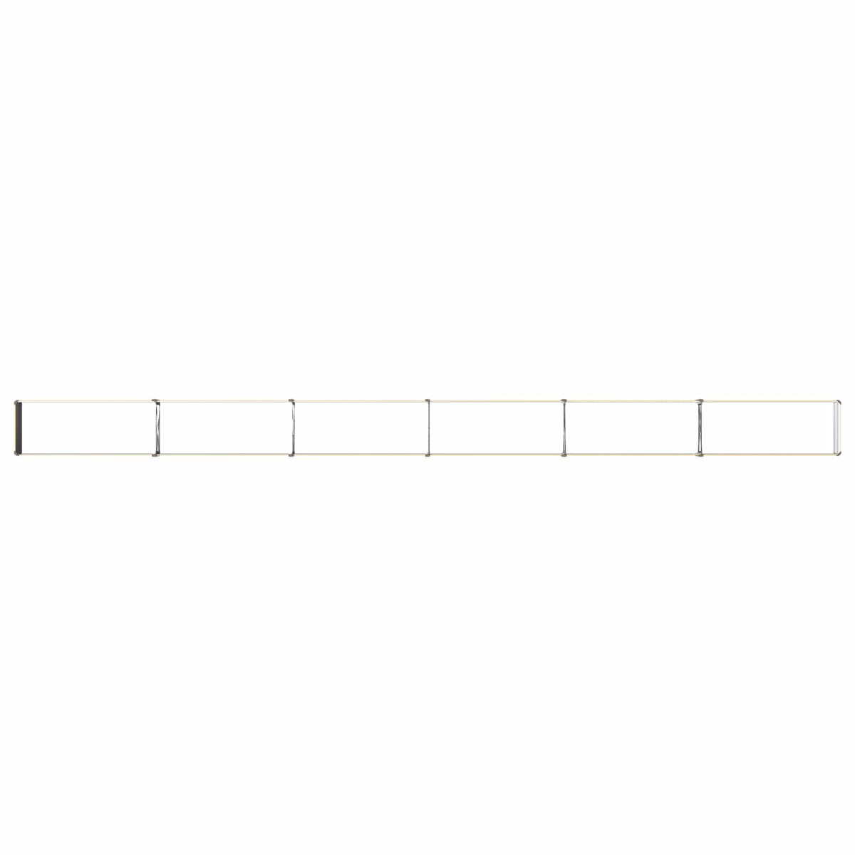 vidaXL Raised Garden Bed Wood Natural 600 x 40 x 24 cm
