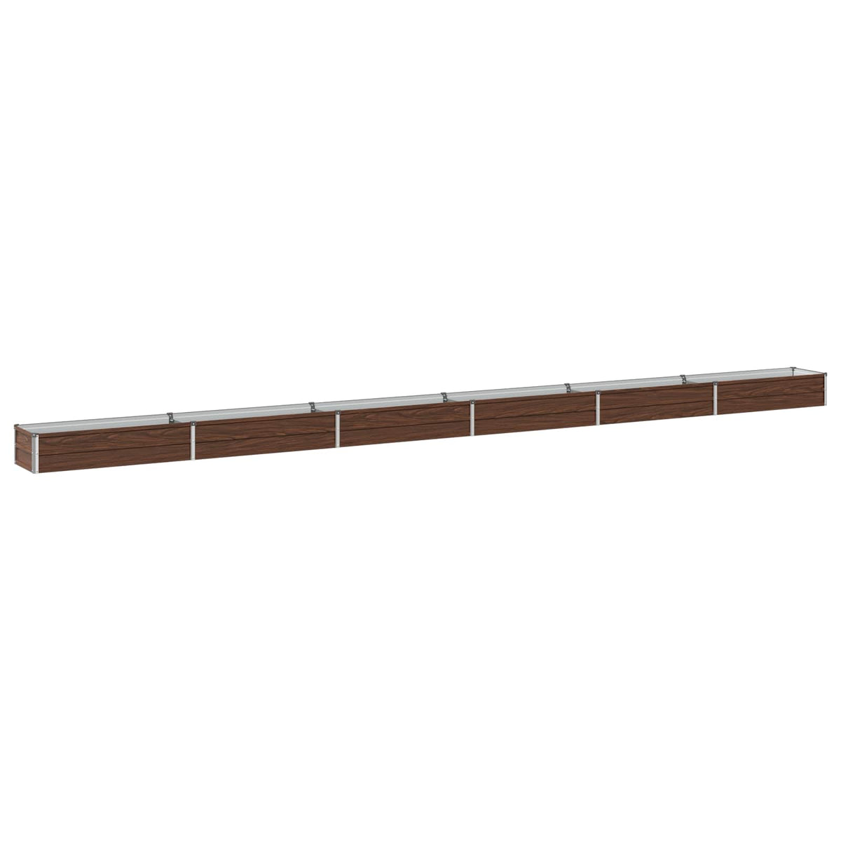 vidaXL Raised Garden Bed Black Walnut 600 x 40 x 24 cm