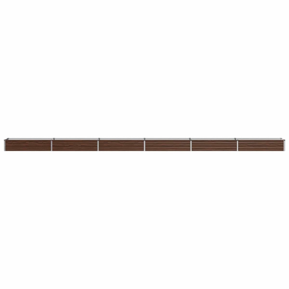 vidaXL Raised Garden Bed Black Walnut 600 x 40 x 24 cm