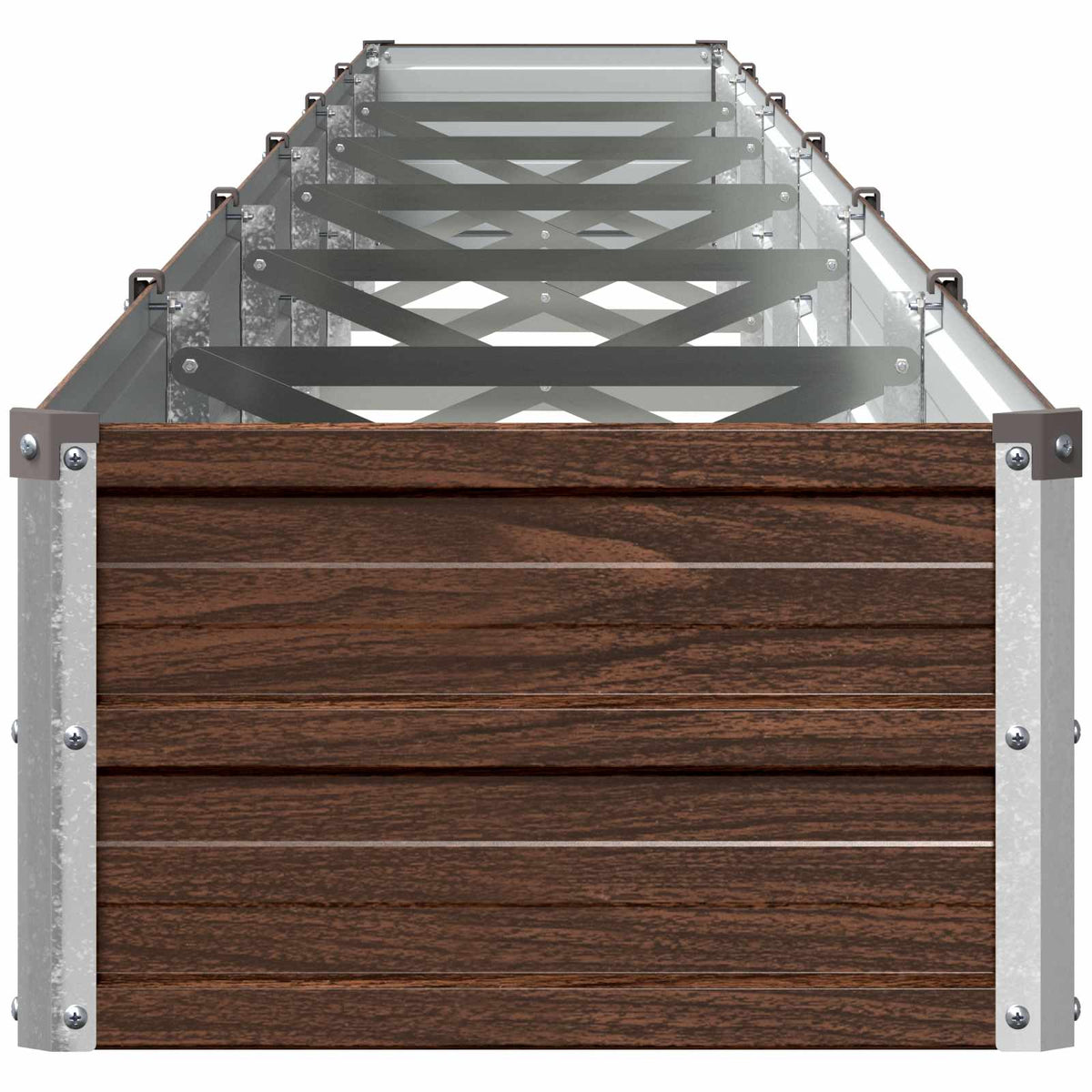 vidaXL Raised Garden Bed Black Walnut 600 x 40 x 24 cm