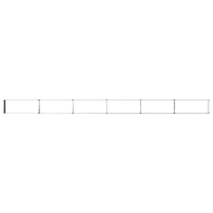 vidaXL Raised Garden Bed Black 600 x 40 x 24 cm cold-rolled steel