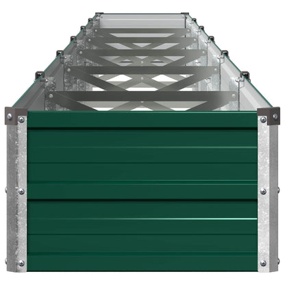vidaXL Raised Garden Bed Green 600 x 40 x 24 cm cold-rolled steeel
