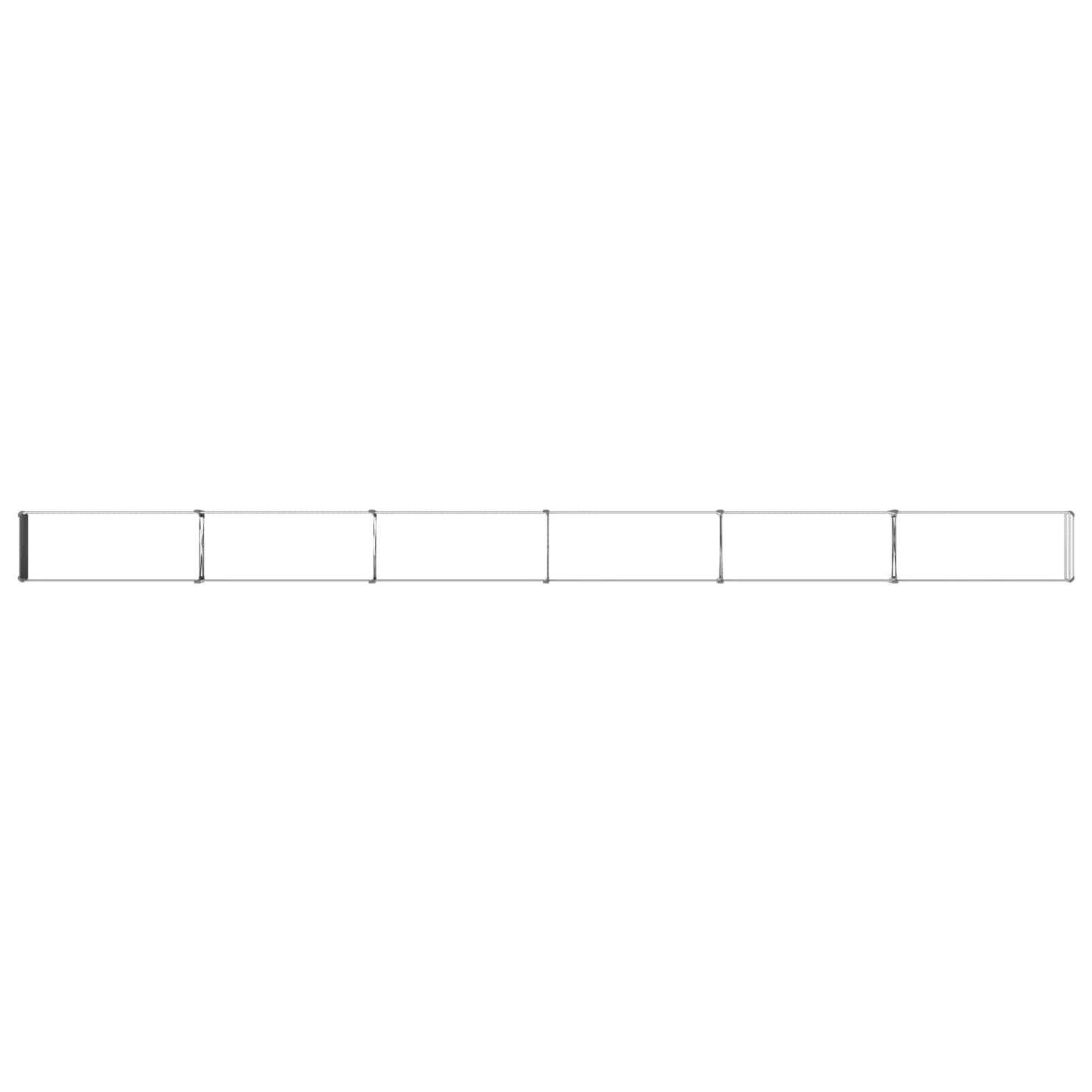 vidaXL Raised Garden Bed Grey 600 x 40 x 24 cm cold-rolled steel