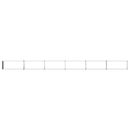vidaXL Raised Garden Bed Grey 600 x 40 x 24 cm cold-rolled steel