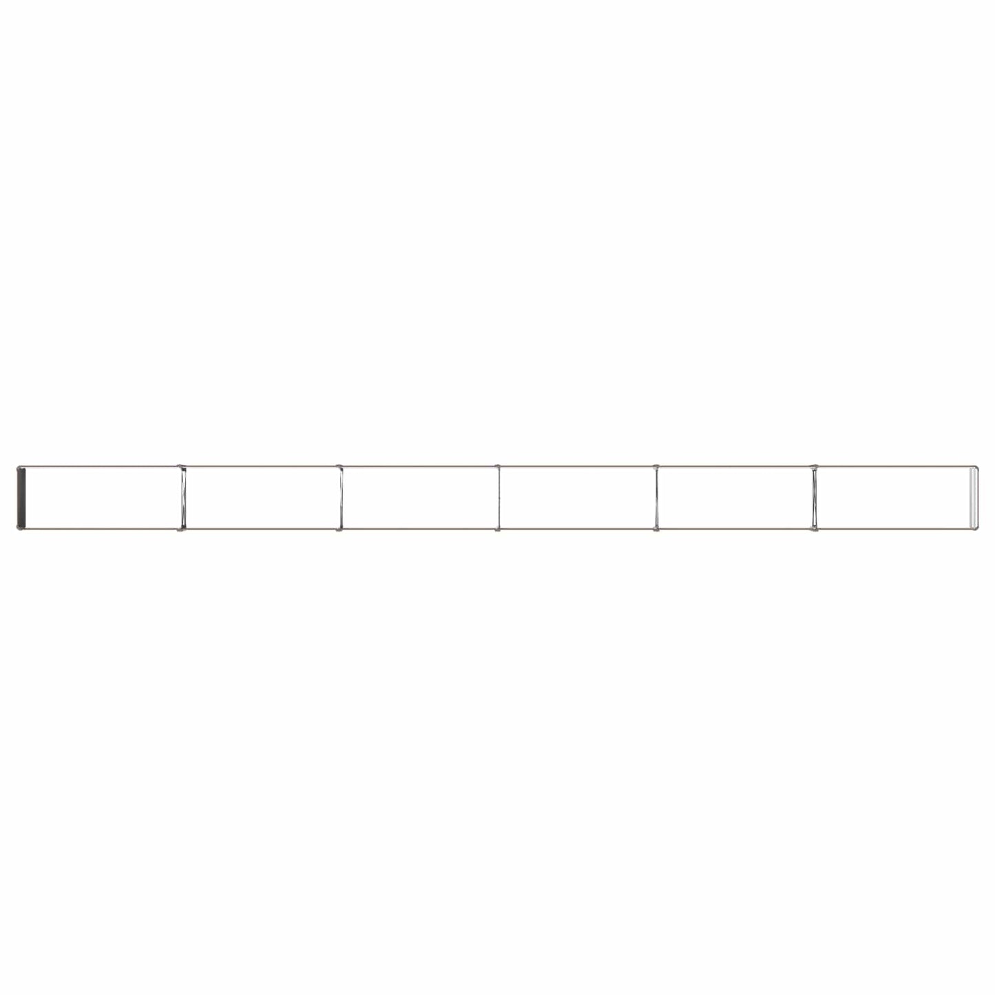 vidaXL Raised Garden Bed Brown 600 x 40 x 24 cm cold-rolled steel
