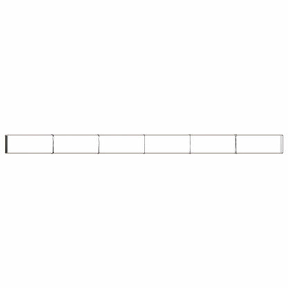 vidaXL Raised Garden Bed Brown 600 x 40 x 24 cm cold-rolled steel