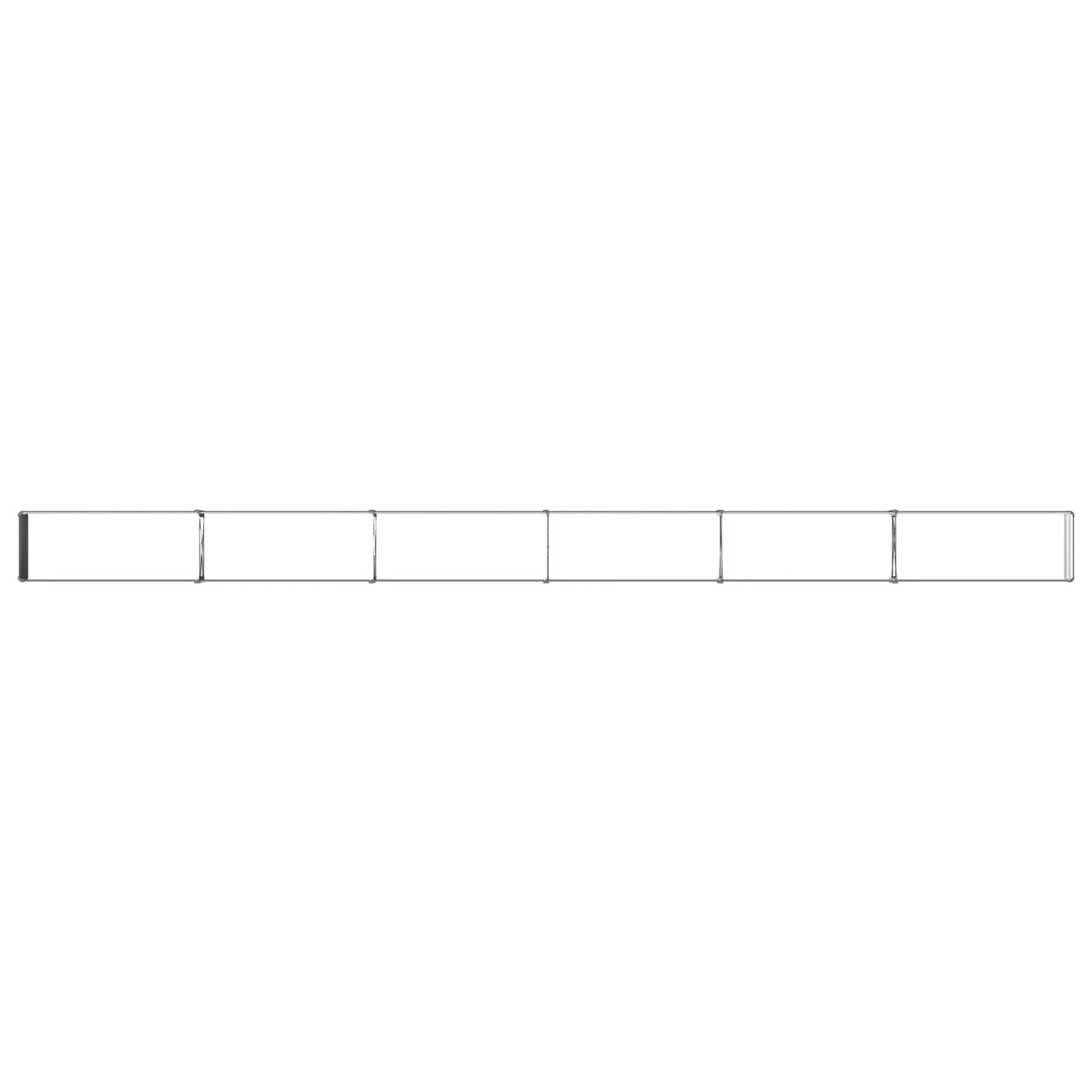 vidaXL Raised Garden Bed Anthracite 600 x 40 x 24 cm cold-rolled steel