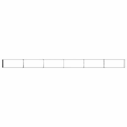 vidaXL Raised Garden Bed Anthracite 600 x 40 x 24 cm cold-rolled steel