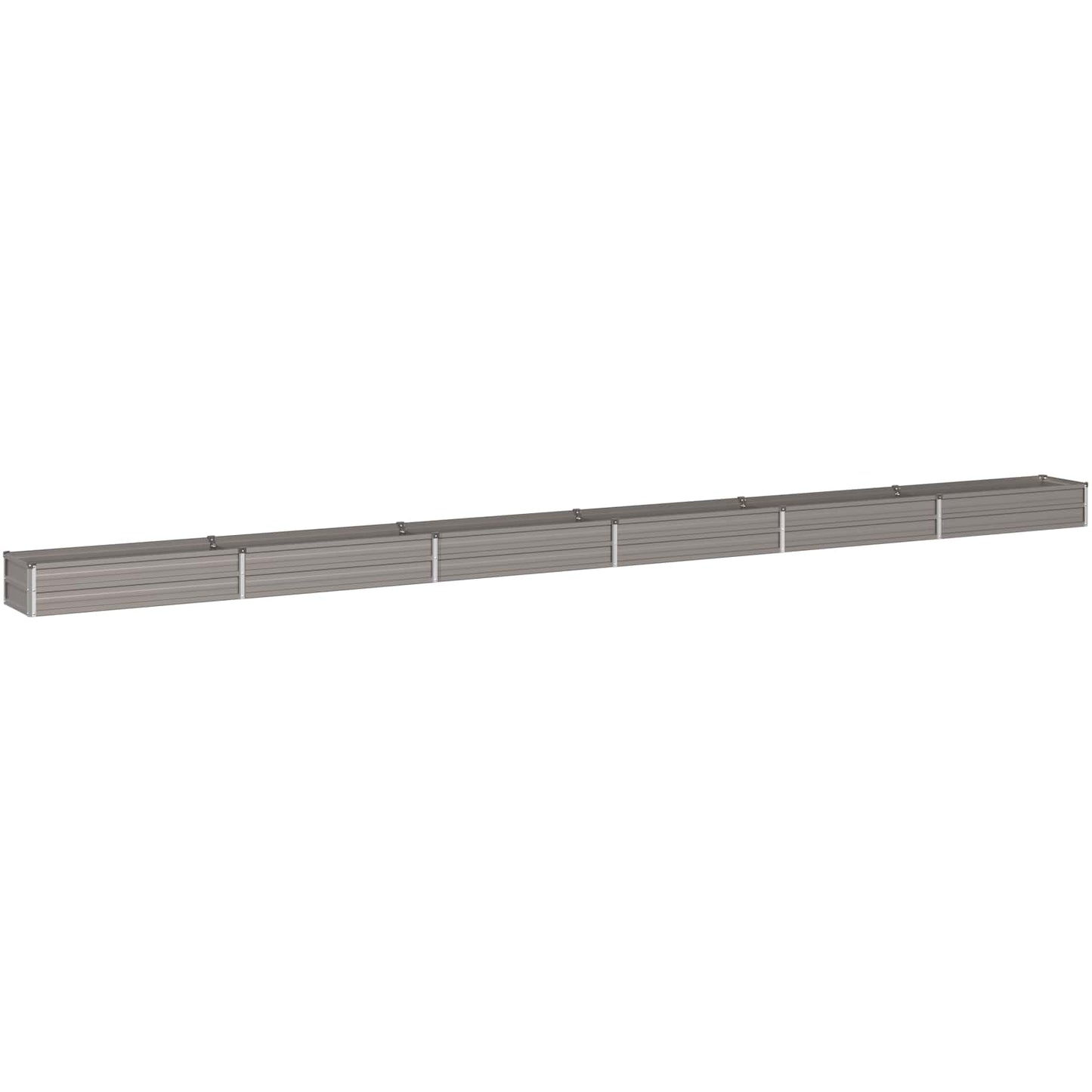 vidaXL Raised Garden Bed Rusty 600 x 40 x 24 cm corton