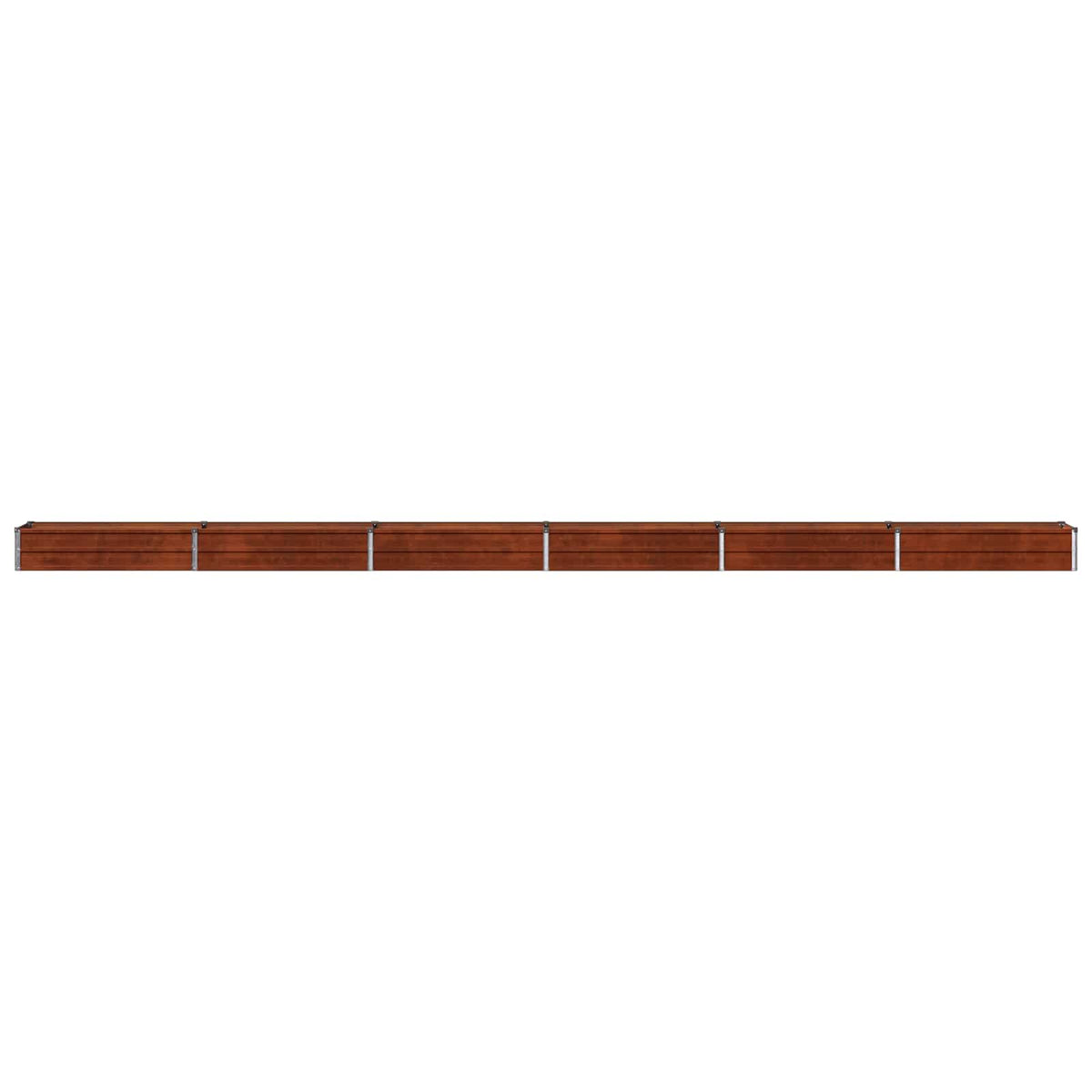 vidaXL Raised Garden Bed Weathering Steel 600 x 40 x 24 cm