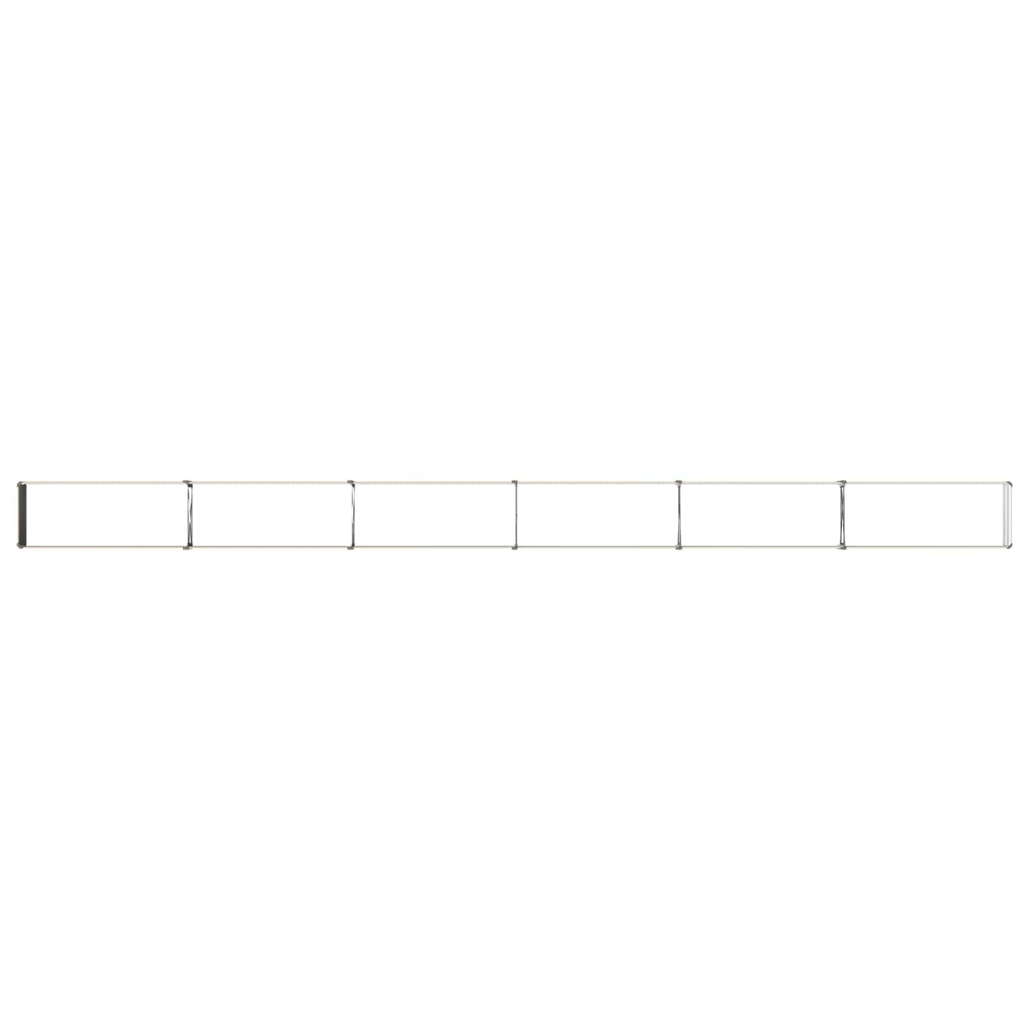 vidaXL Raised Garden Bed Ivory 600 x 40 x 24 cm cold-rolled steel