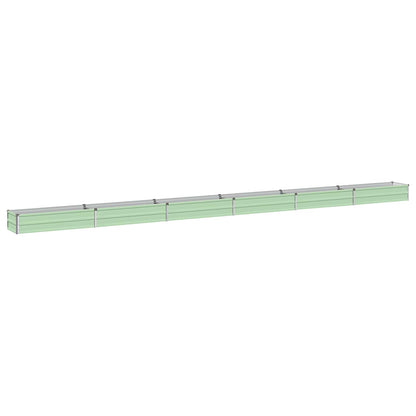 vidaXL Raised Garden Bed Pastel Green 600 x 40 x 24 cm