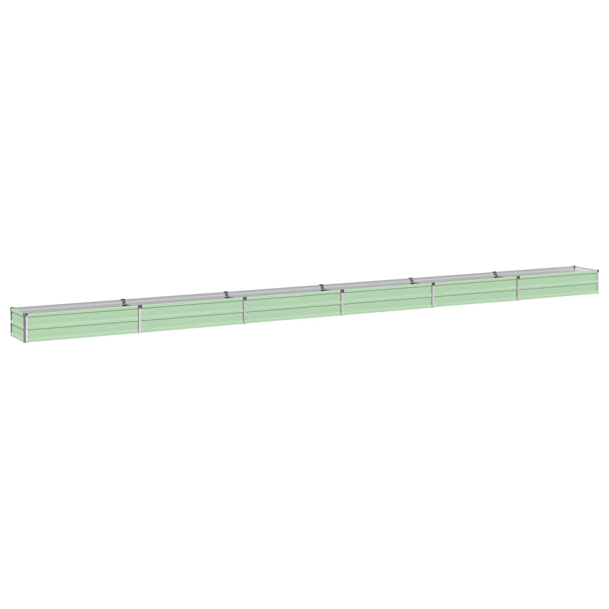 vidaXL Raised Garden Bed Pastel Green 600 x 40 x 24 cm