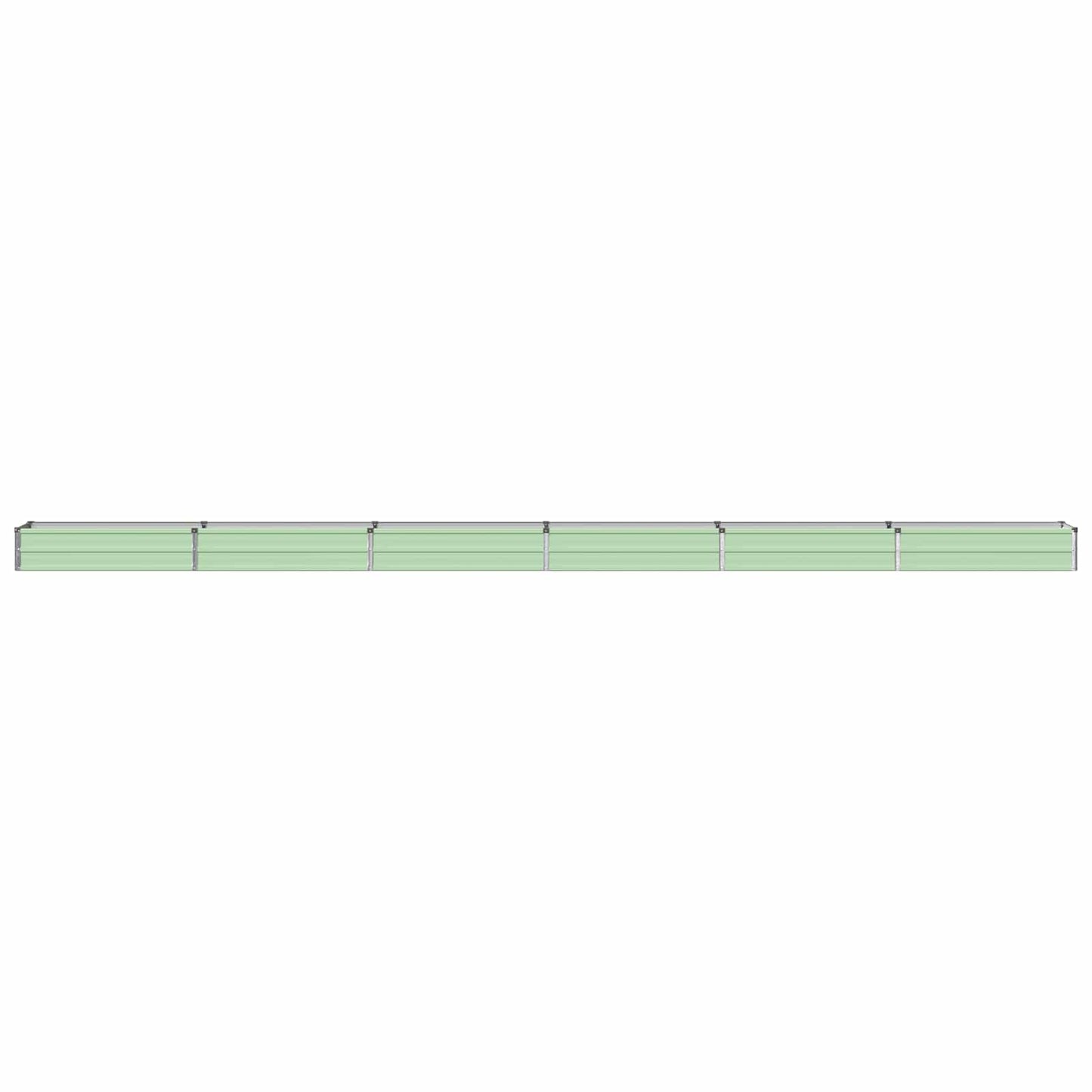 vidaXL Raised Garden Bed Pastel Green 600 x 40 x 24 cm
