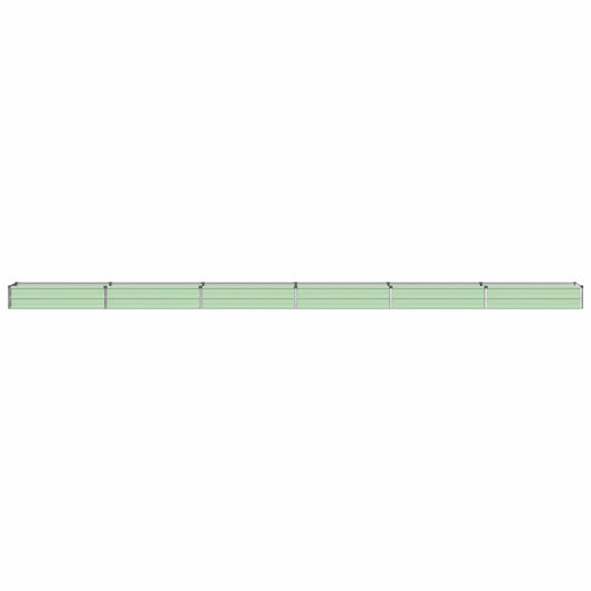 vidaXL Raised Garden Bed Pastel Green 600 x 40 x 24 cm