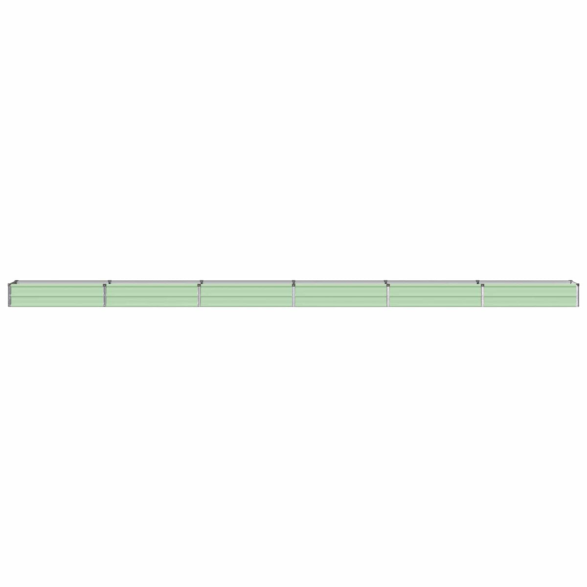 vidaXL Raised Garden Bed Pastel Green 600 x 40 x 24 cm
