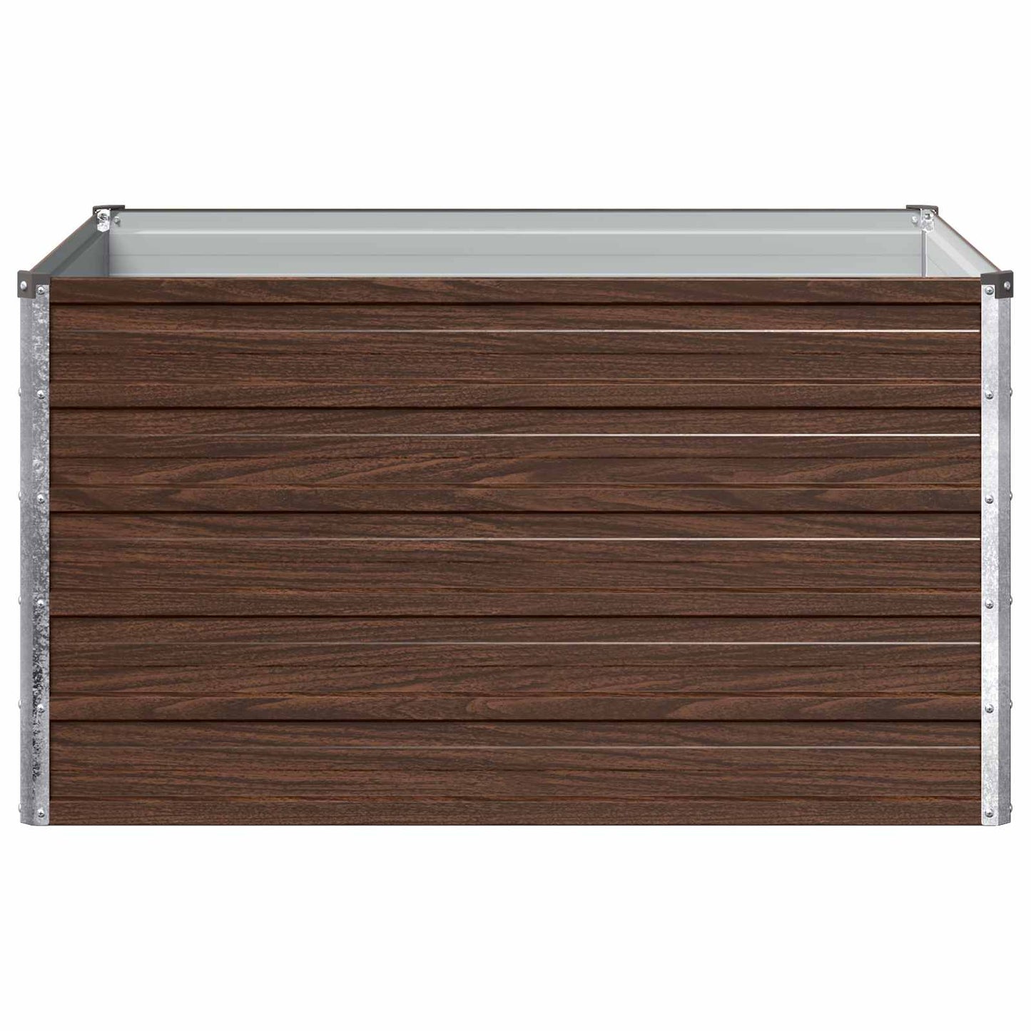 vidaXL Raised Garden Bed Black 100 x 80 x 55 cm cold-rolled steel