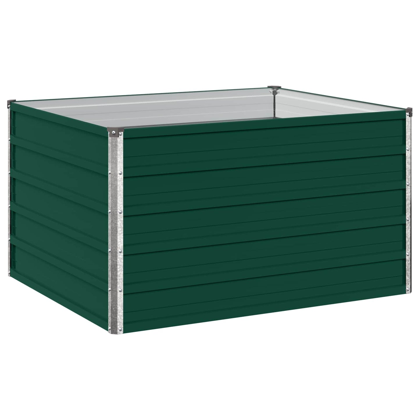 vidaXL Raised Garden Bed Green 100 x 80 x 55 cm cold-rolled steeel