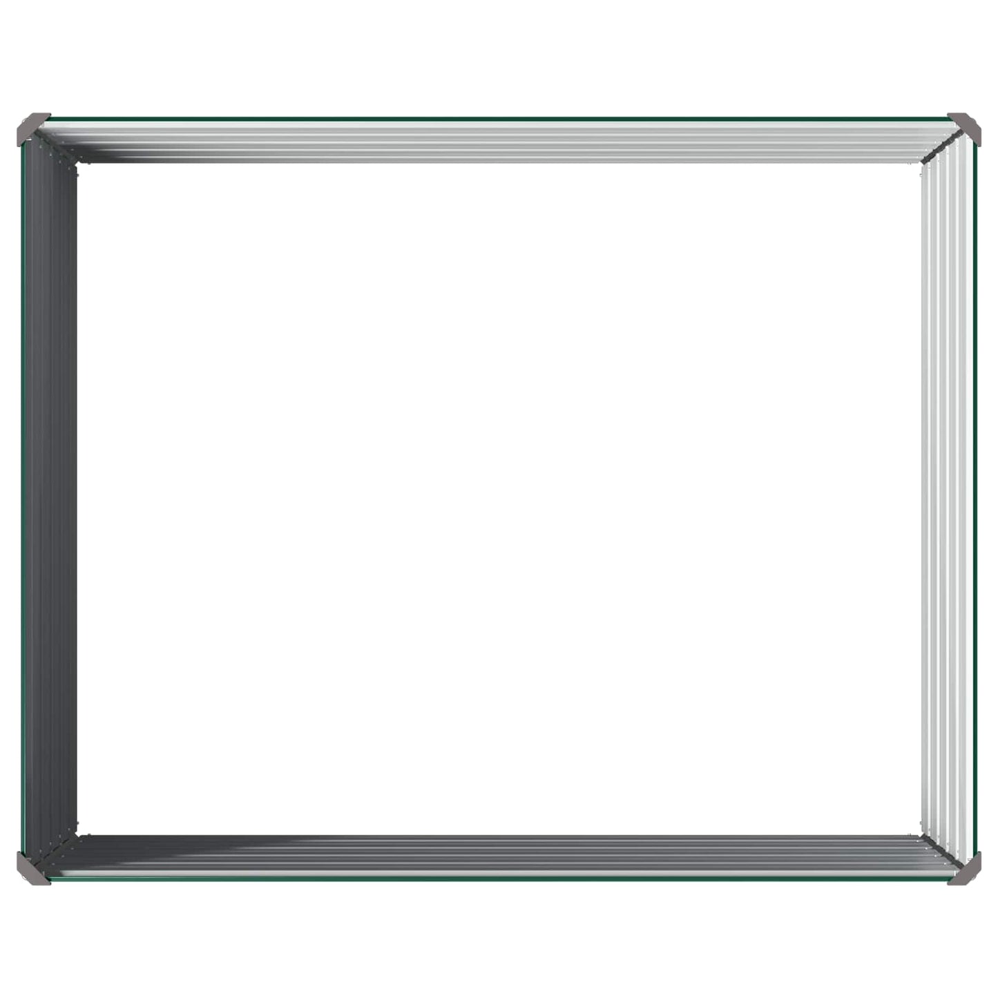 vidaXL Raised Garden Bed Green 100 x 80 x 55 cm cold-rolled steeel