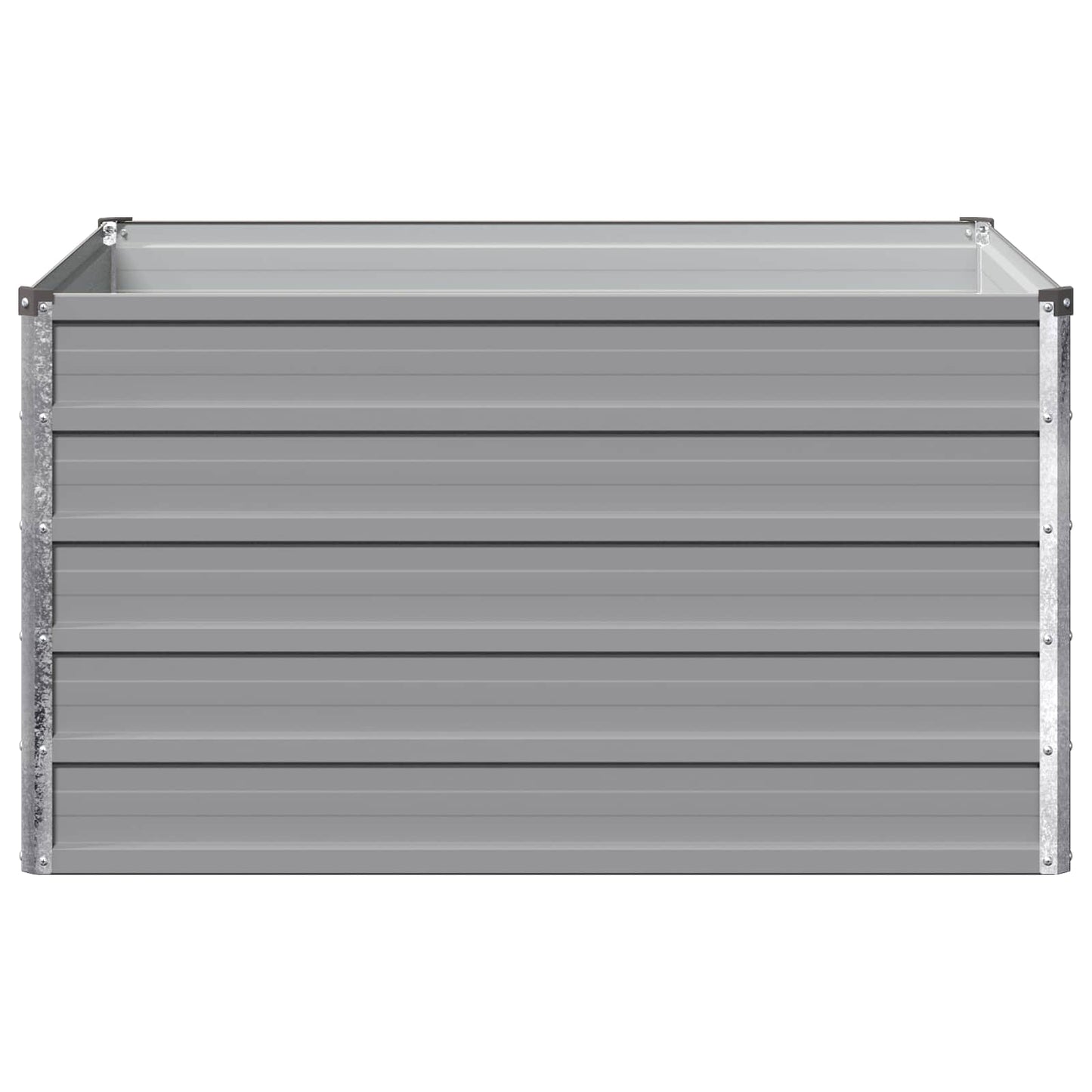 vidaXL Raised Garden Bed Grey 100 x 80 x 55 cm cold-rolled steel