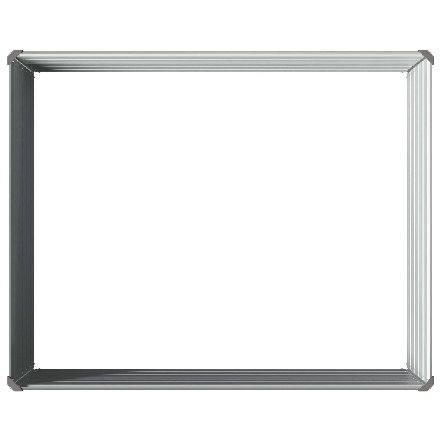 vidaXL Raised Garden Bed Grey 100 x 80 x 55 cm cold-rolled steel