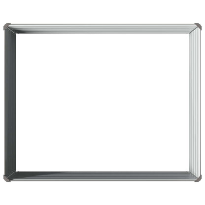 vidaXL Raised Garden Bed Grey 100 x 80 x 55 cm cold-rolled steel