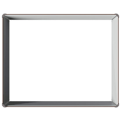 vidaXL Raised Garden Bed Brown 100 x 80 x 55 cm cold-rolled steel
