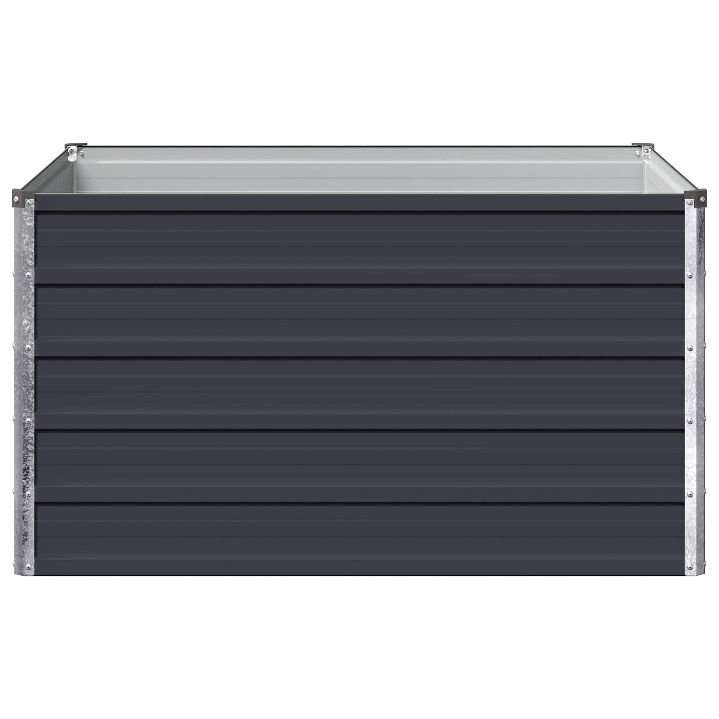 vidaXL Raised Garden Bed Anthracite 100 x 80 x 55 cm cold-rolled steel