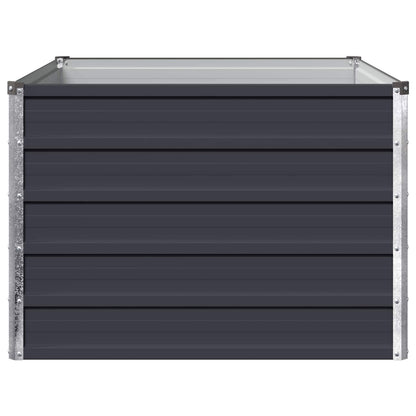 vidaXL Raised Garden Bed Anthracite 100 x 80 x 55 cm cold-rolled steel
