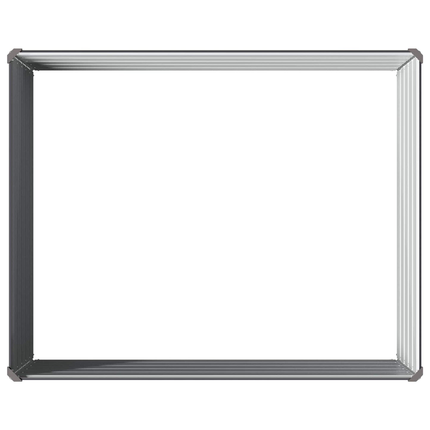 vidaXL Raised Garden Bed Anthracite 100 x 80 x 55 cm cold-rolled steel