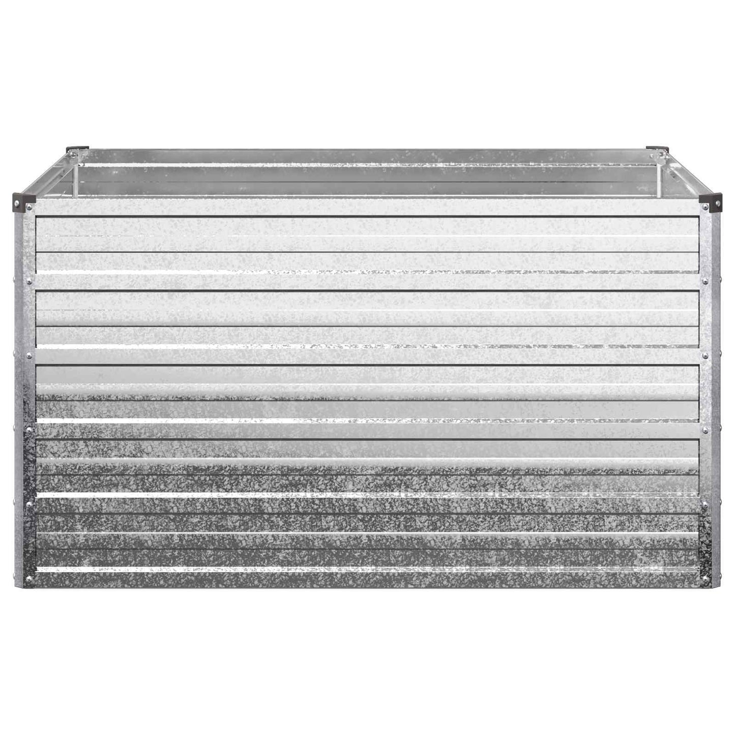 vidaXL Raised Garden Bed Silver 100 x 80 x 55 cm galvanized