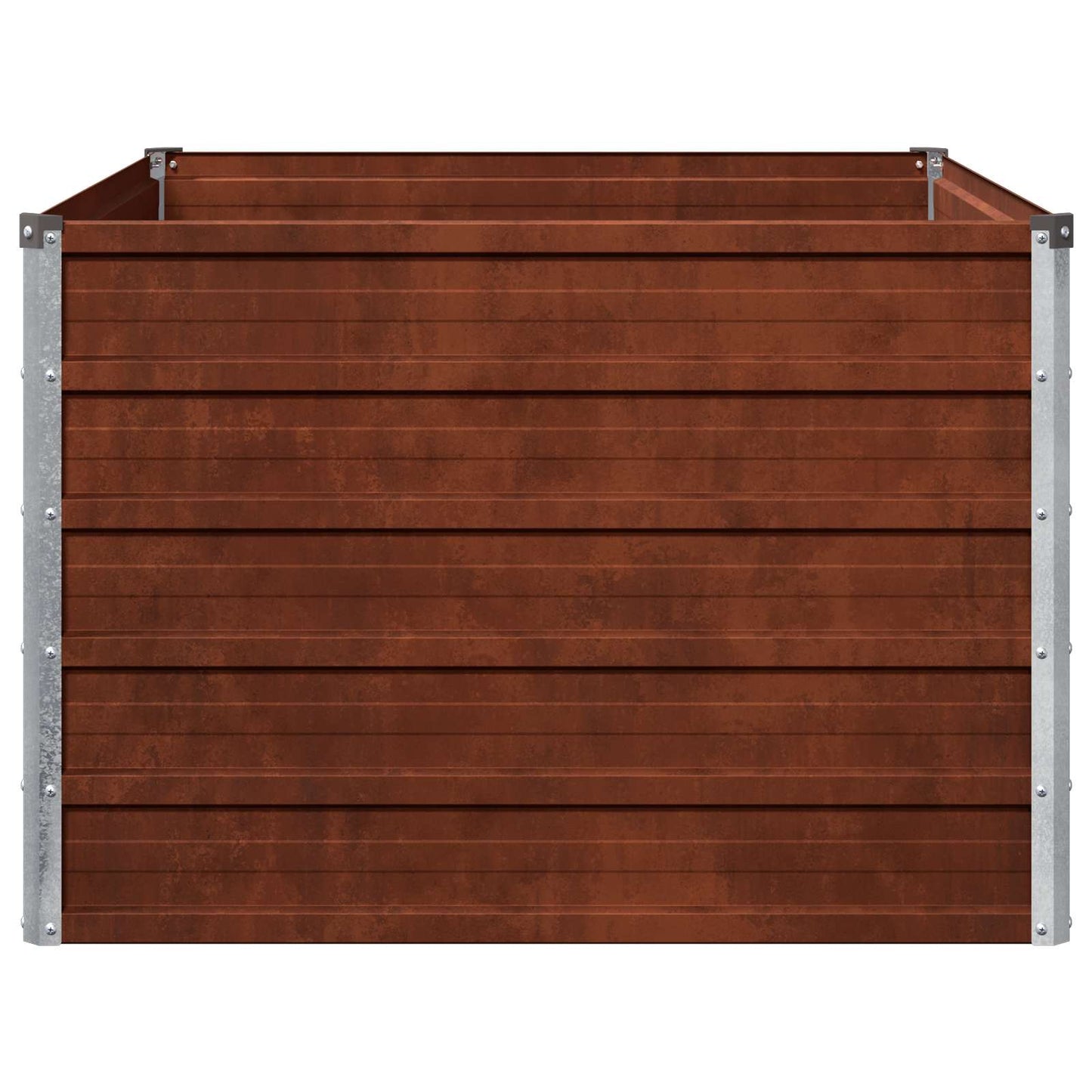 vidaXL Raised Garden Bed Rusty 100 x 80 x 55 cm corton
