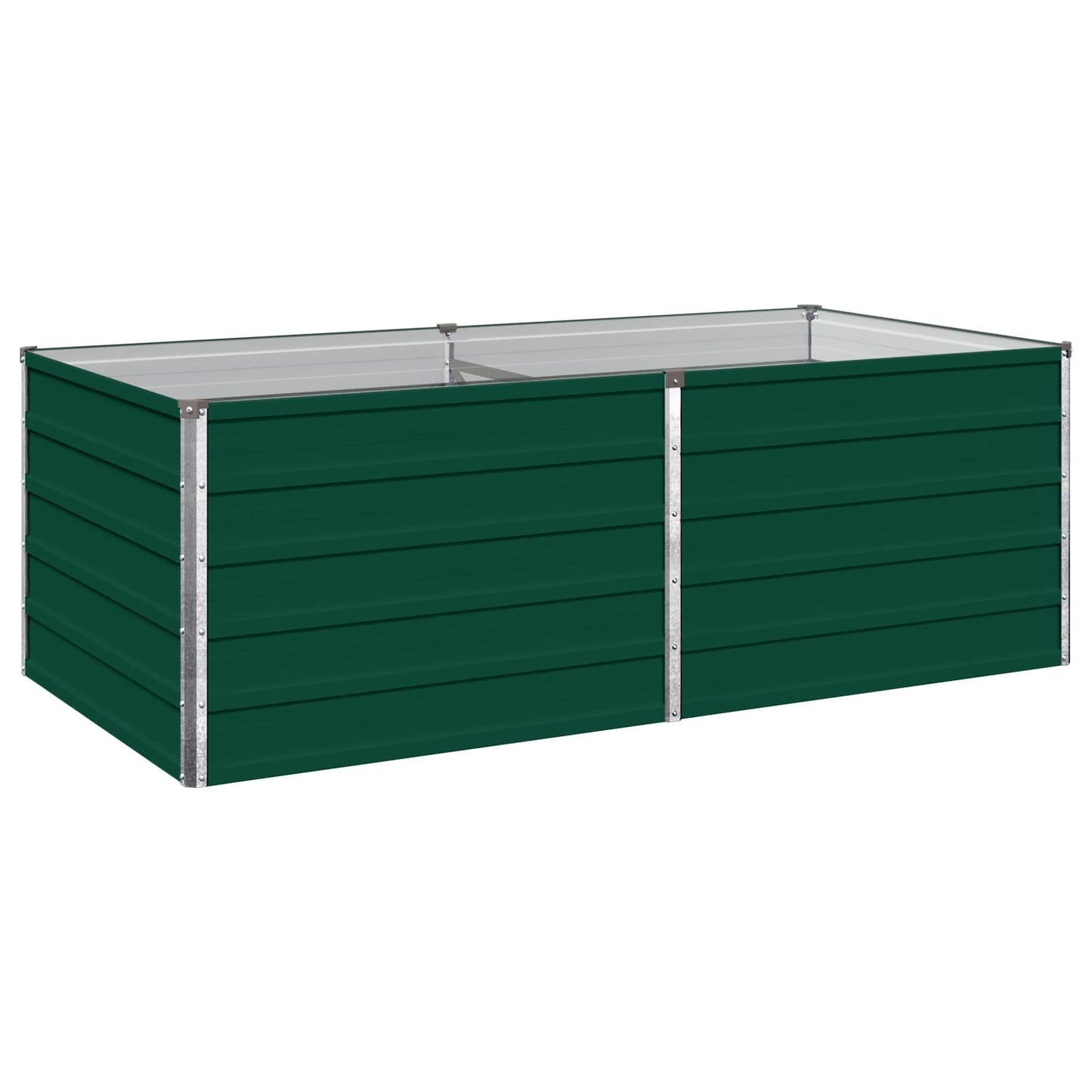 vidaXL Raised Garden Bed Green 160 x 80 x 55 cm cold-rolled steeel