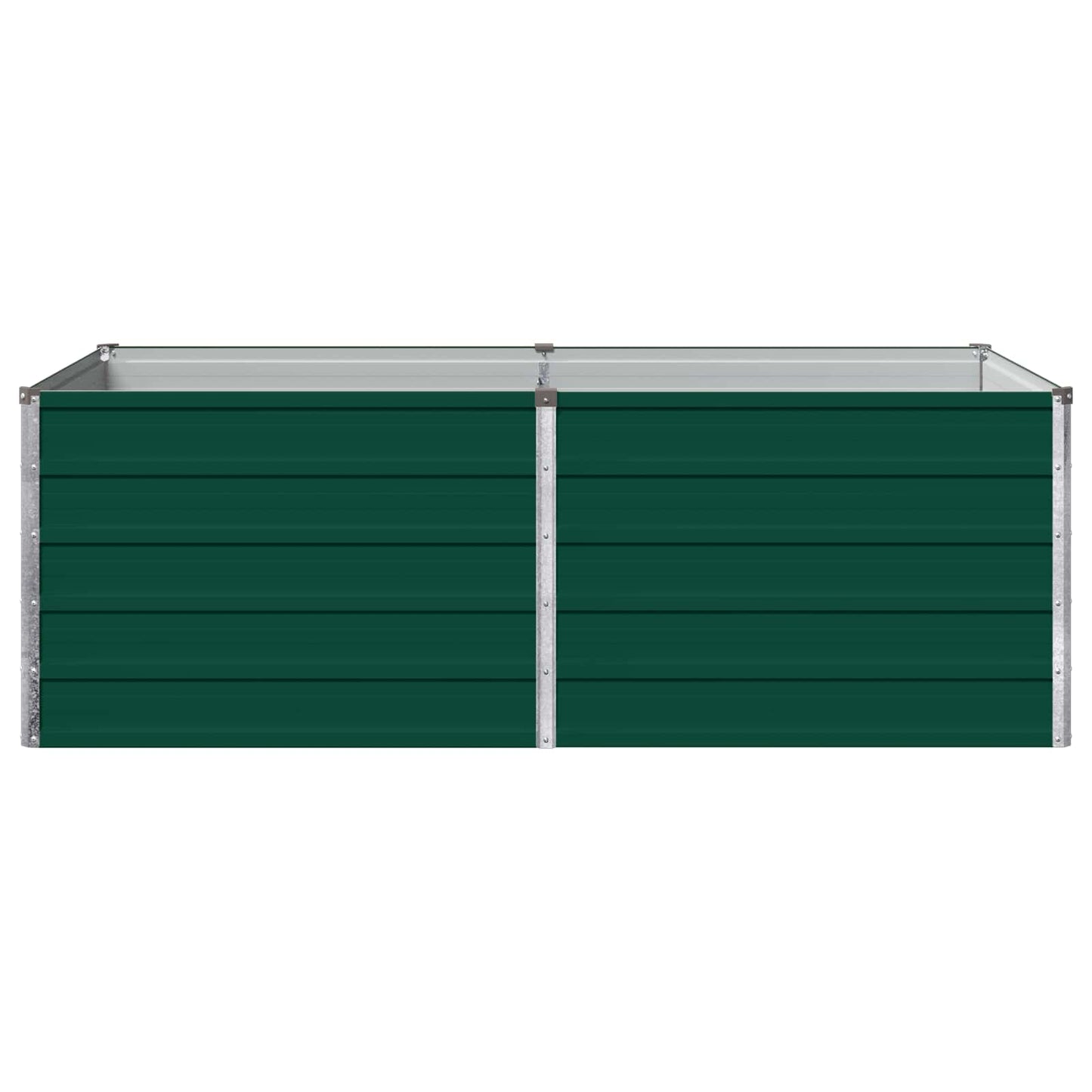vidaXL Raised Garden Bed Green 160 x 80 x 55 cm cold-rolled steeel