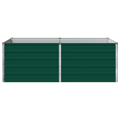 vidaXL Raised Garden Bed Green 160 x 80 x 55 cm cold-rolled steeel