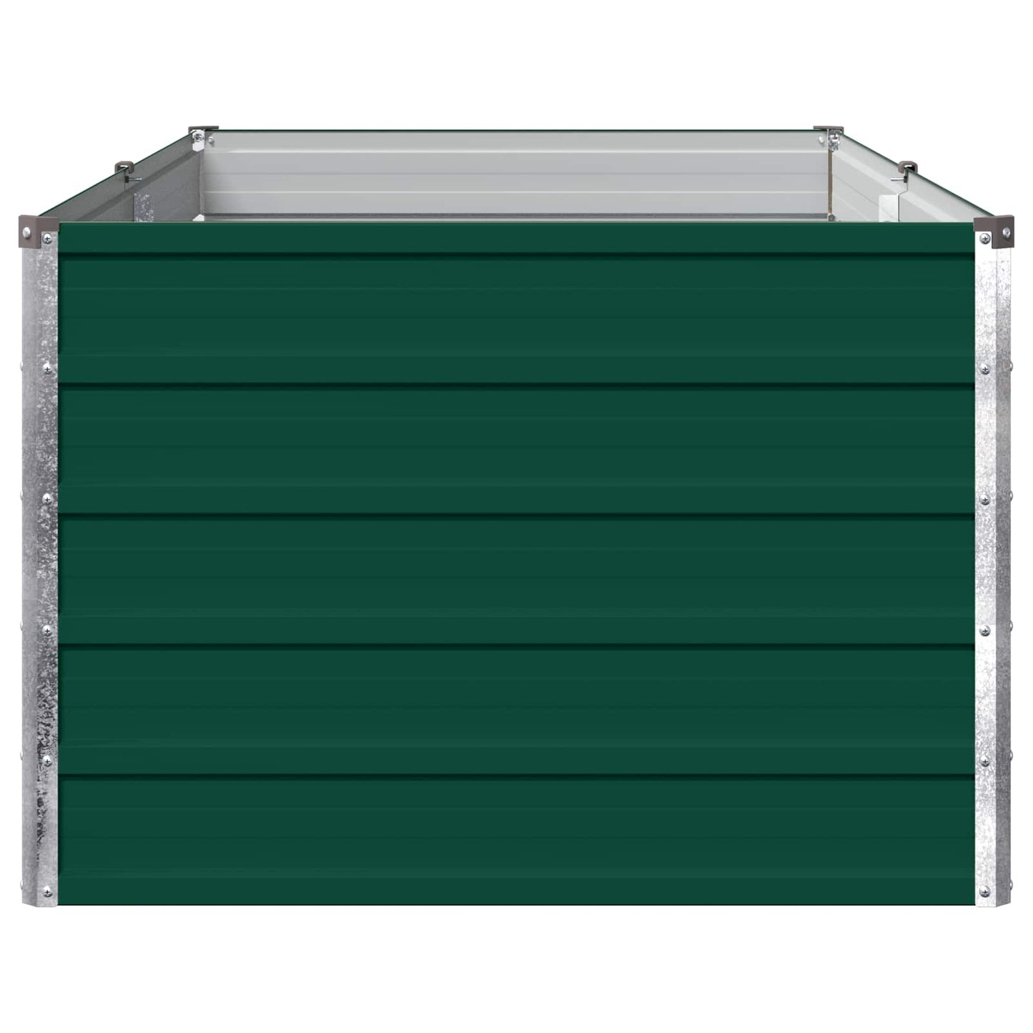 vidaXL Raised Garden Bed Green 160 x 80 x 55 cm cold-rolled steeel
