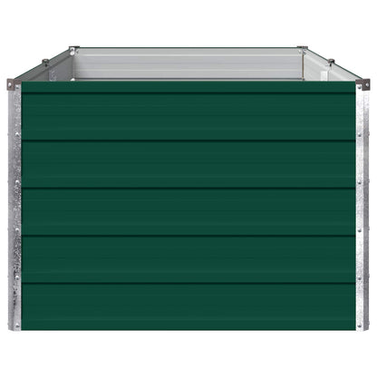 vidaXL Raised Garden Bed Green 160 x 80 x 55 cm cold-rolled steeel