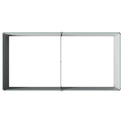 vidaXL Raised Garden Bed Green 160 x 80 x 55 cm cold-rolled steeel