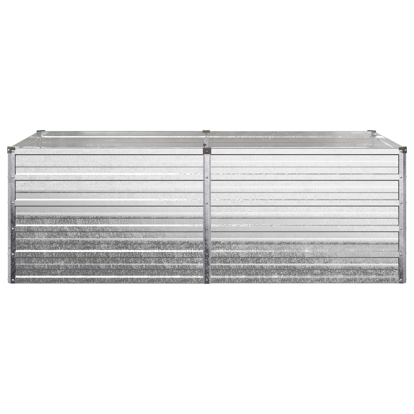 vidaXL Raised Garden Bed Silver 160 x 80 x 55 cm galvanized