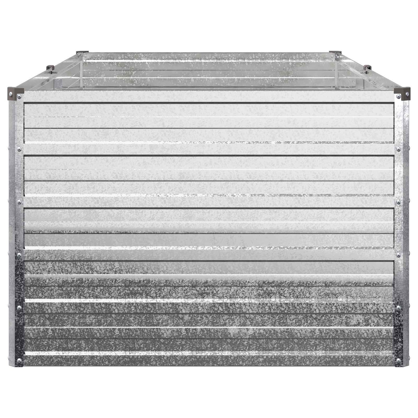 vidaXL Raised Garden Bed Silver 160 x 80 x 55 cm galvanized