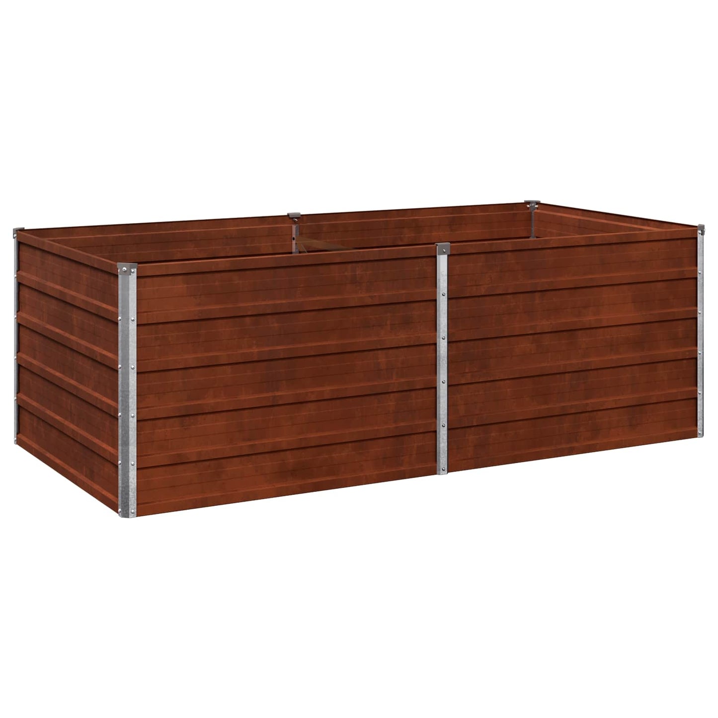 vidaXL Raised Garden Bed Rusty 160 x 80 x 55 cm corton