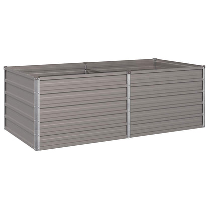 vidaXL Raised Garden Bed Rusty 160 x 80 x 55 cm corton